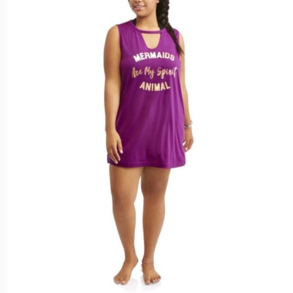 🆕️ Graphic Cut-out Choker Swim Cover Up - Picture 7 of 7